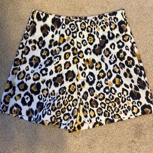 NWT Line & Dot by Anthropologie Animal Print Shorts Size Small